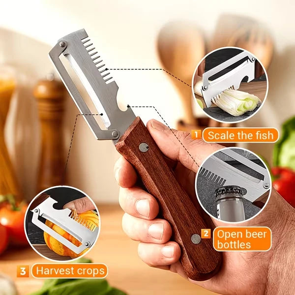 4-in-1 Ultra Sharp Vegetable Peeler & Cutter