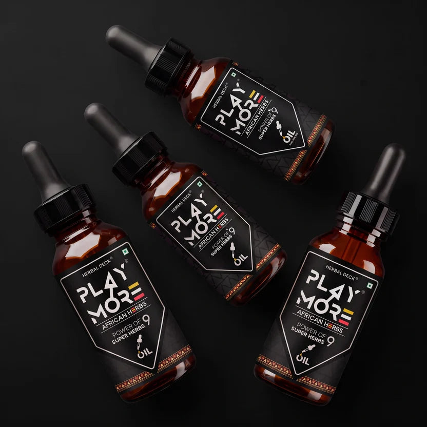 Play More Oil Natural indegriants 500,000 Customer satisfied ⭐⭐⭐